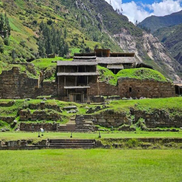 Sitio arqueológico Chavin de Huantar, ubicado en Perú