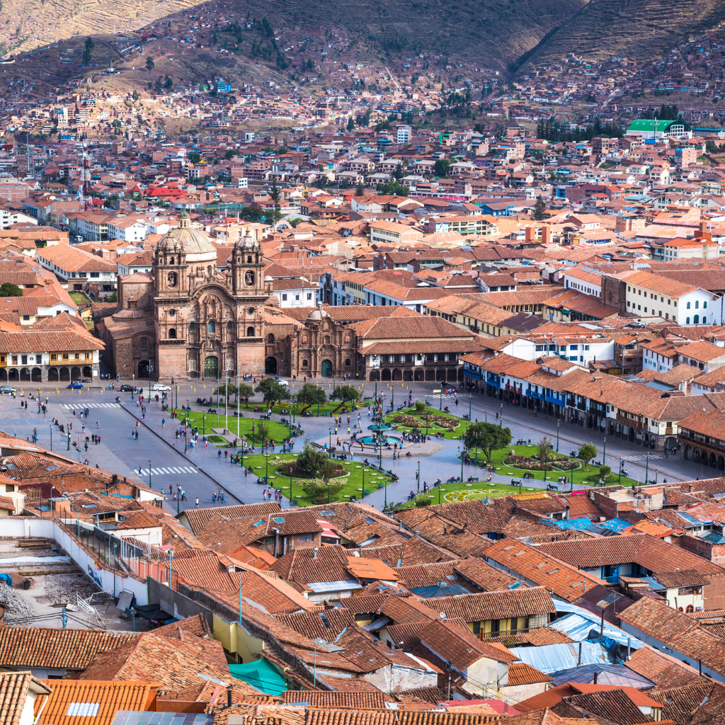 Vista panorámica de la ciudad de Cusco
