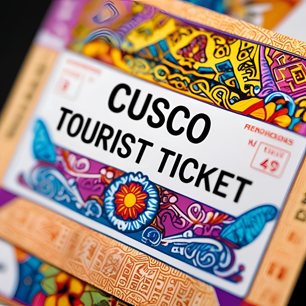 Representación de un boleto turistico de Cusco